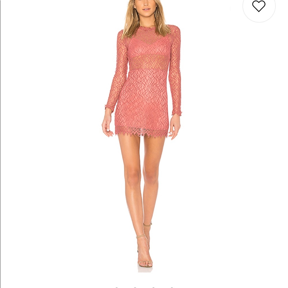 NBD DELILAH DRESS IN MAUVE